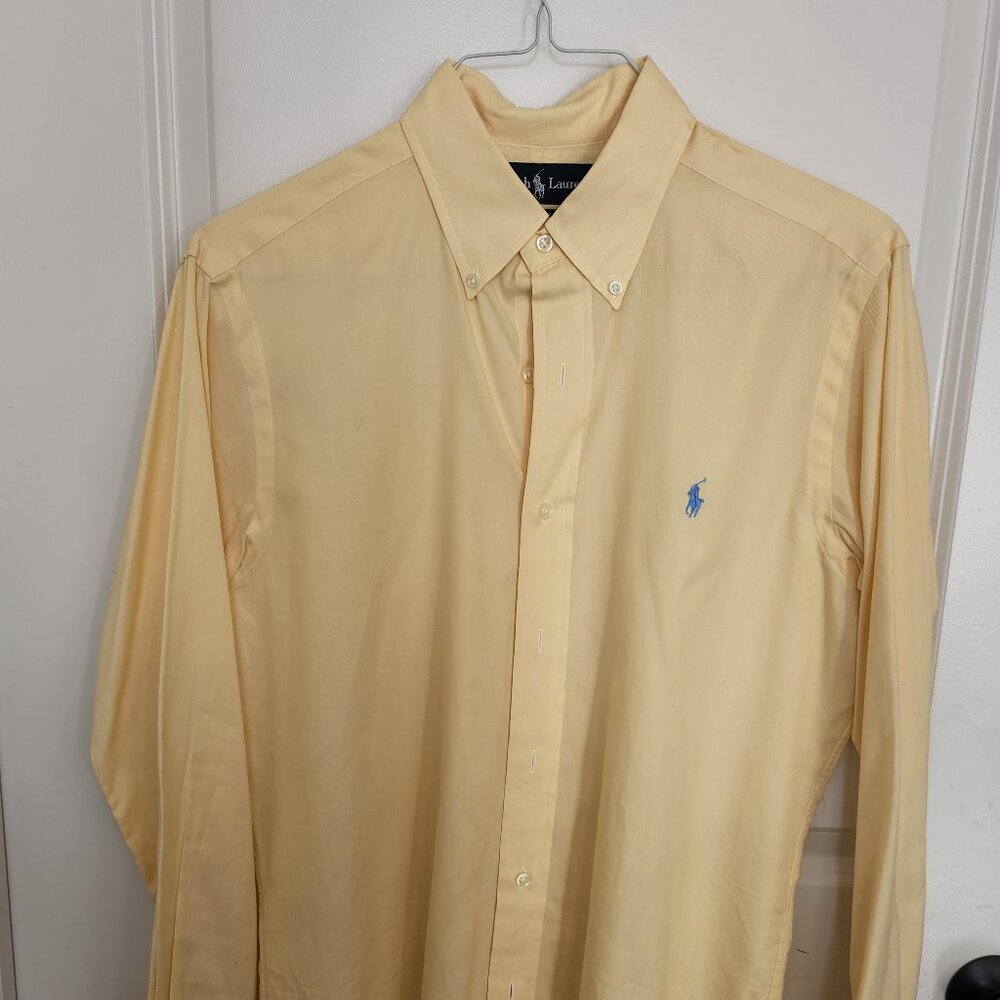 Ralph Lauren Classic Fit Long Sleeve Button Down Shirt - Size M